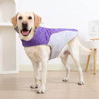Petspuff Reflective Plaid Fleece Dog Coat – Waterproof High-Neck Jacket | Small to Large Dogs