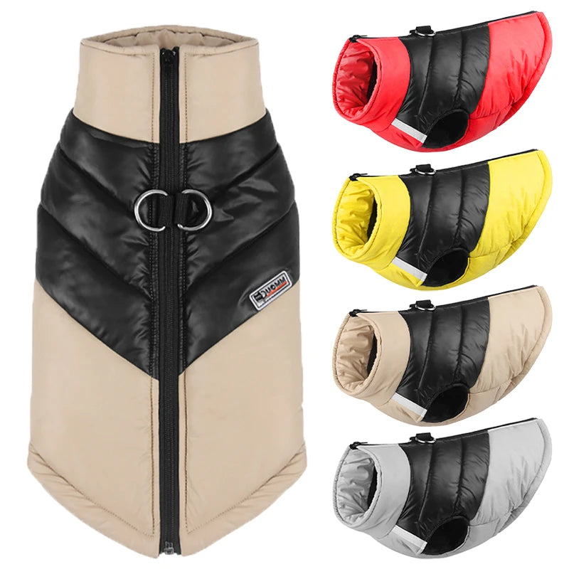 Petspuff Luxury Waterproof Quilted Dog Vest – Padded Winter Jacket | Small to Extra Large Dogs