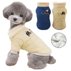 Petspuff Thick Padded Fleece Dog Jacket with Lead Ring – Winter Coat | Small & Medium Dogs