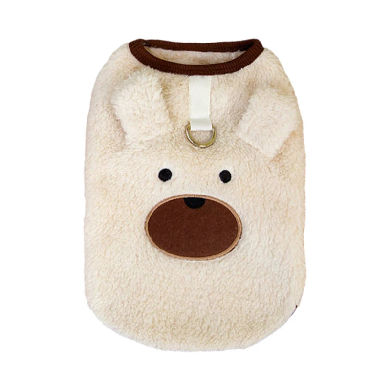 Petspuff Soft Velvet Fleece Dog Vest – Warm Winter Jumper | Small Dogs & Cats