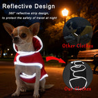 Petspuff Reflective Corduroy Dog Jacket – Fleece-Lined Winter Coat with Lead Hole | Small & Medium Dogs