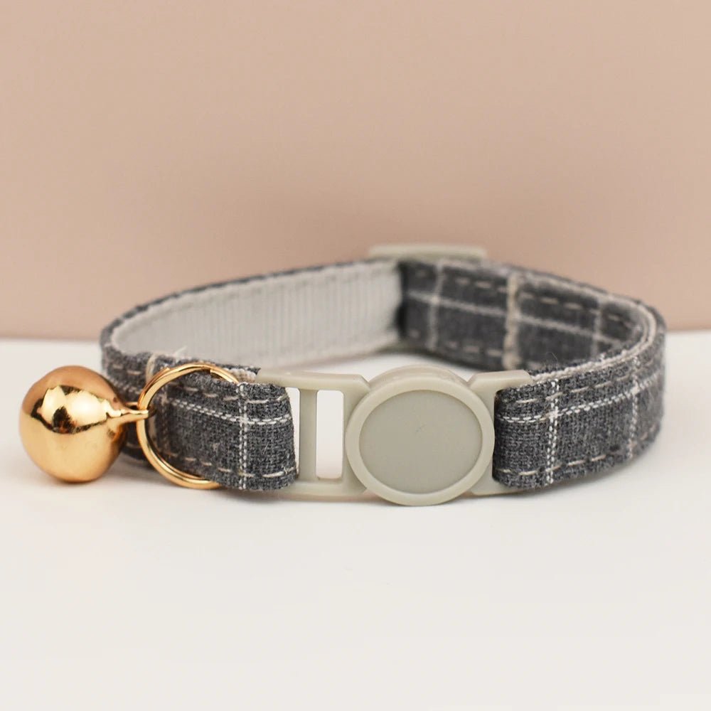 Petspuff Adjustable Cat Collar with Bow & Safety Buckle – Anti-Choke Kitten Collar | 12 Colours - Petspuff