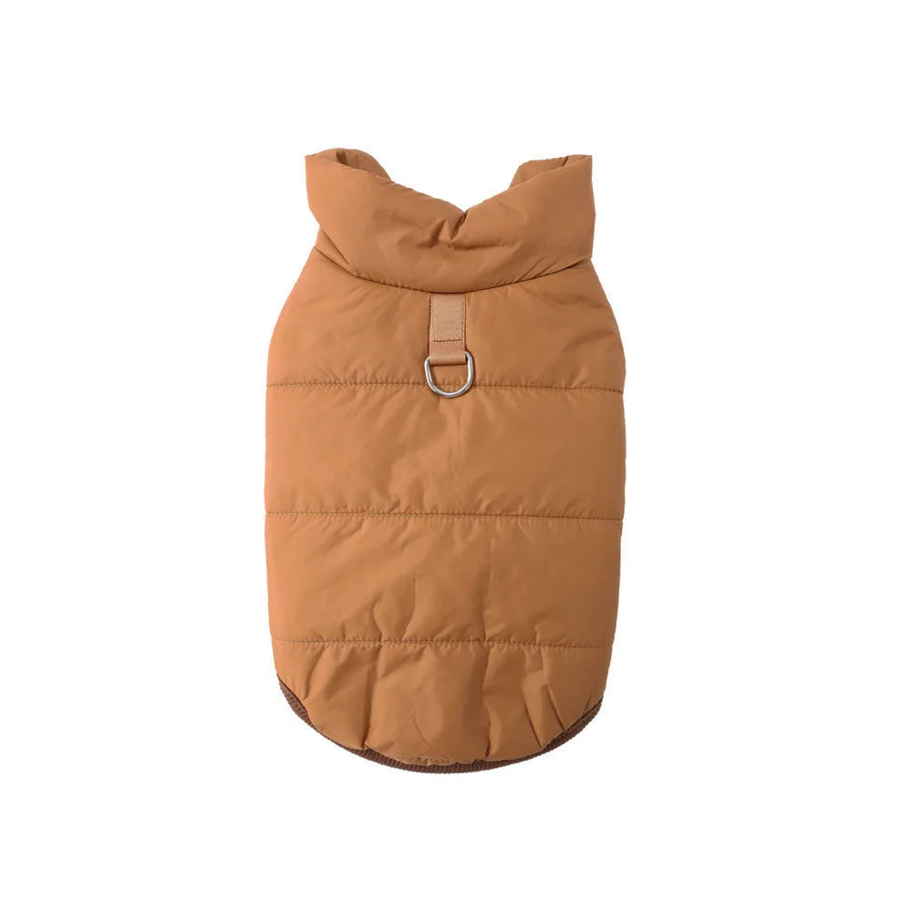 Petspuff Windproof Fleece Dog Vest – Warm Winter Jacket with D-Ring | Small & Medium Dogs