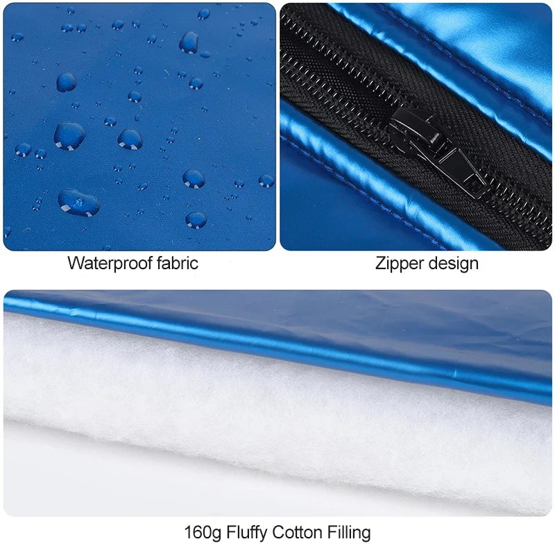 Petspuff Waterproof Padded Dog Coat with Built-In Harness – Winter Jacket | Small & Medium Dogs