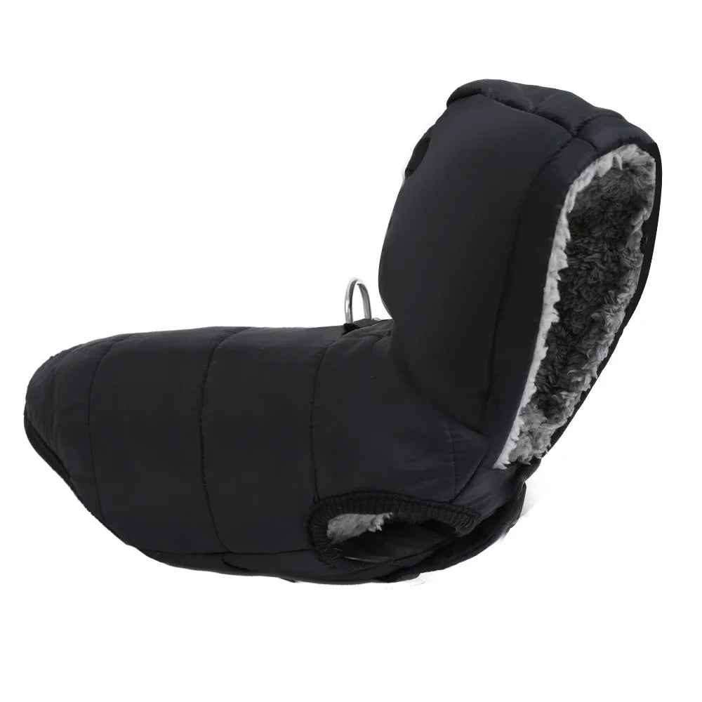 Petspuff Waterproof Cat Hoodie Jacket – Fleece-Lined Winter Coat with D-Ring | Cats & Small Dogs