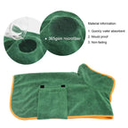 Petspuff Dog Drying Coat – Super Absorbent Microfibre Bathrobe | XS to XL Dogs