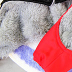 Petspuff Waterproof Fleece Dog Jumpsuit with Lead Ring – Winter Overalls | Small & Medium Dogs
