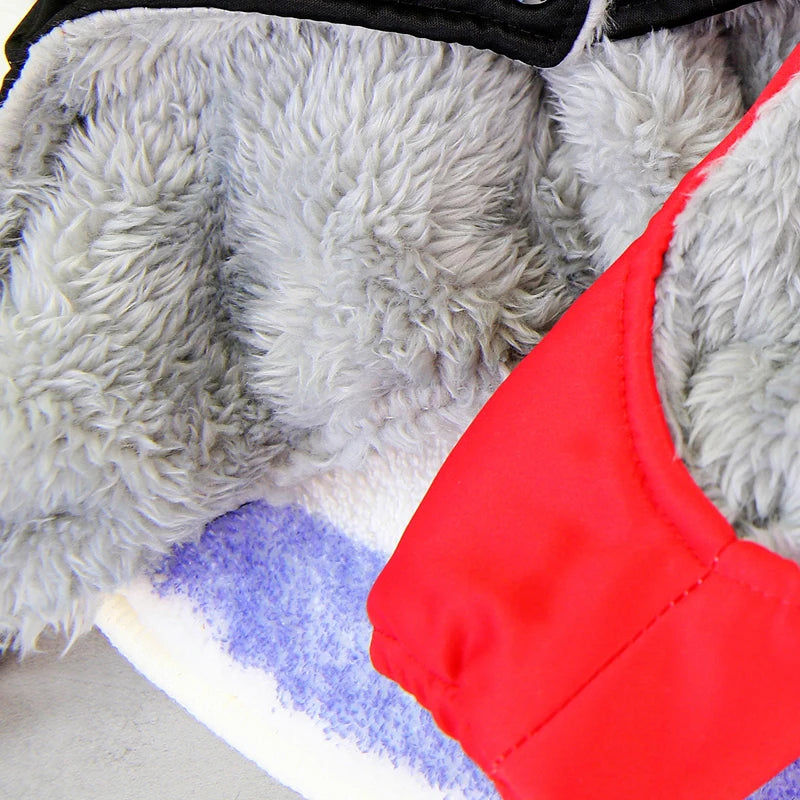 Petspuff Waterproof Fleece Dog Jumpsuit with Lead Ring – Winter Overalls | Small & Medium Dogs