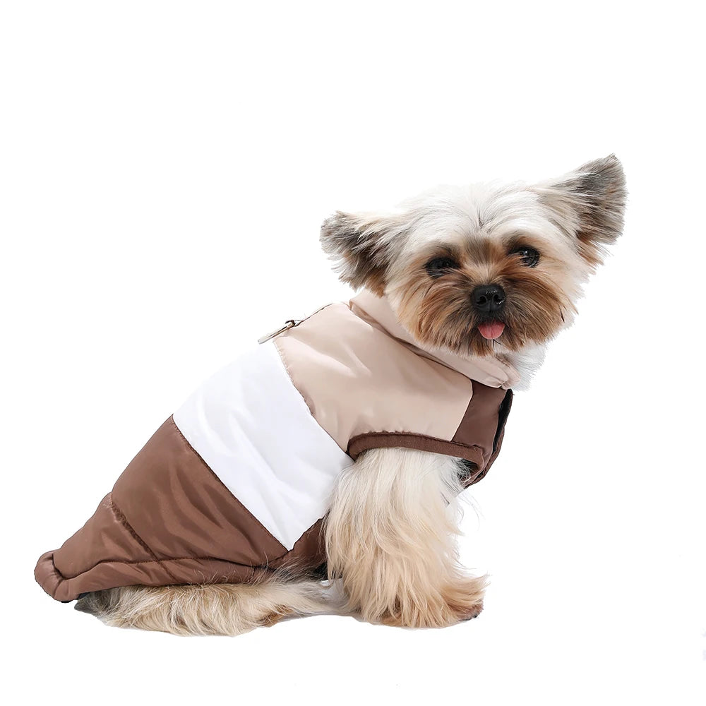 Petspuff Fleece-Lined Dog Vest with D-Ring – Warm Winter Jacket | Small & Medium Dogs