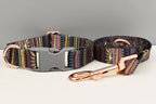 Petspuff Safety Buckle Webbing Dog Collar & Lead Set – 5 Colours for Small to Large Dogs