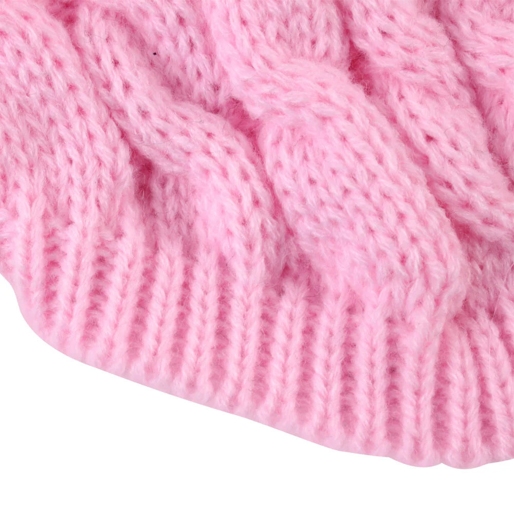 Petspuff Cable Knit Dog Jumper – Warm Winter Sweater | Small Dogs & Puppies