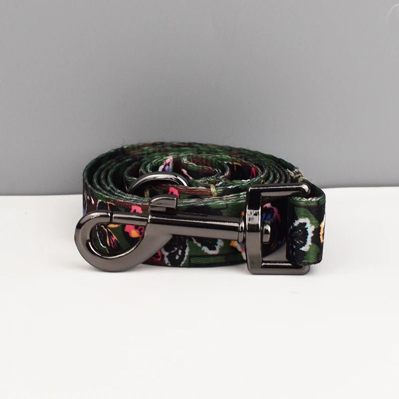 Petspuff Safety Buckle Webbing Dog Collar & Lead Set – 5 Colours for Small to Large Dogs