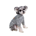 Petspuff Casual Print Dog Sweatshirt Jacket – Warm Winter Coat | Small Dogs & Cats