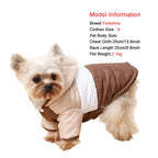 Petspuff Hooded Padded Dog Jacket – Warm Winter Coat with Lead Hole | Small & Medium Dogs