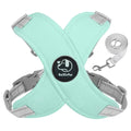 Petspuff Reflective Vest Harness & Lead Set – Padded Harness with Metal D-Ring | Small & Medium Dogs
