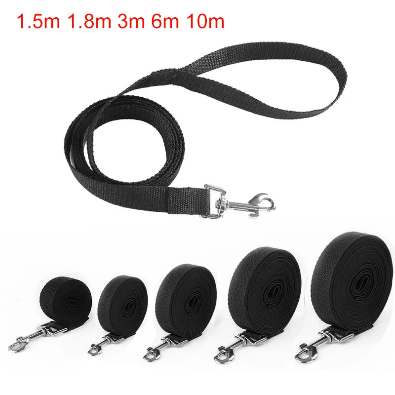 Petspuff Nylon Recall Training Lead – Extra-Long Lead 1.5m to 50m | Puppies & Dogs