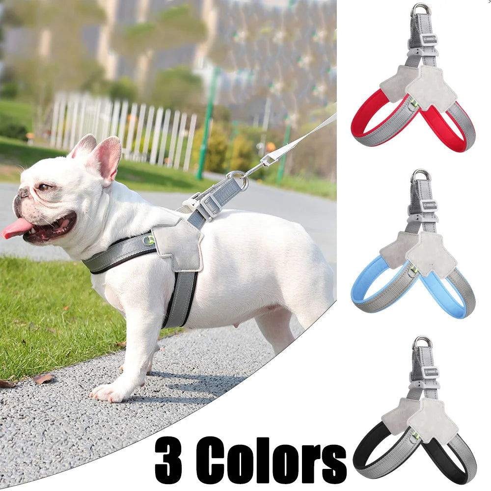 Petspuff Adjustable Hiking Dog Harness – Reflective Breathable Chest Strap | Small to Large Dogs