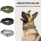 Petspuff Heavy Duty Tactical Dog Collar with Handle – Thick Padded Training Collar | Medium & Large Dogs