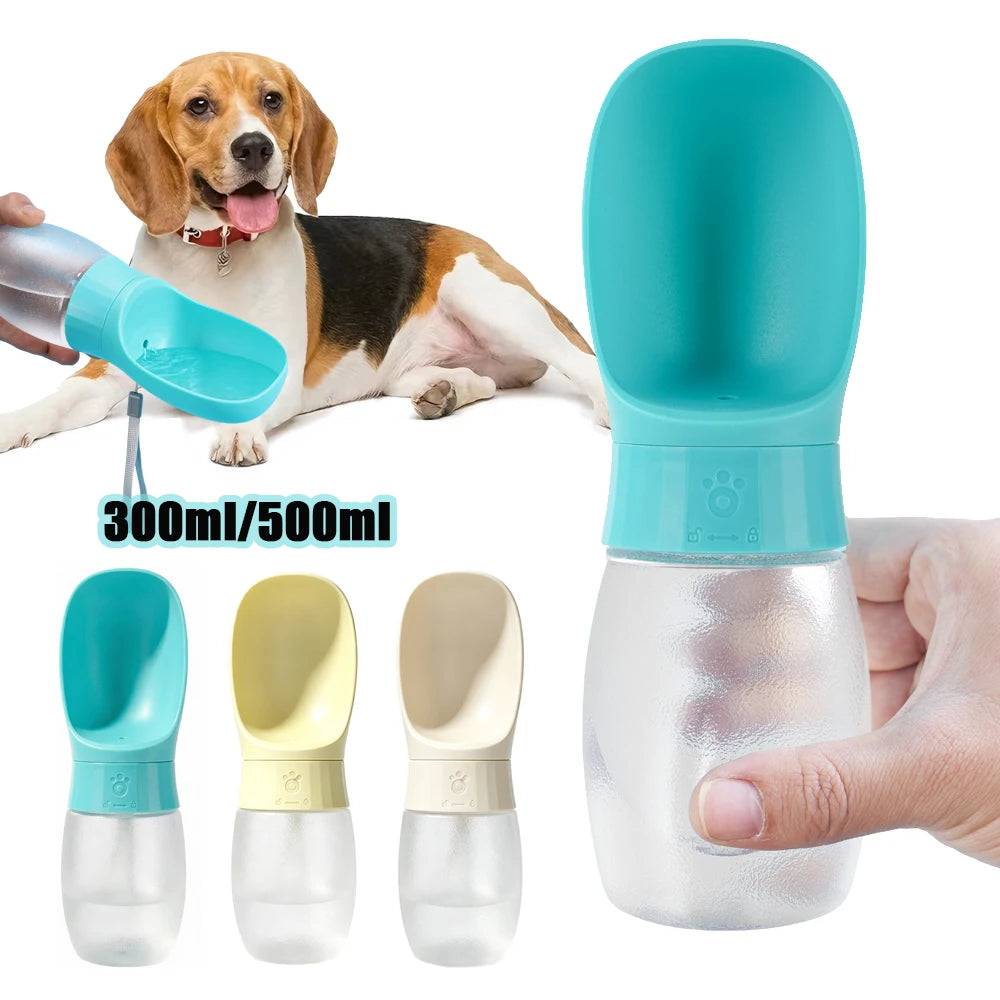 Petspuff Leakproof Dog Water Bottle 300ml / 500ml – BPA-Free Travel Drinker | Dogs & Cats