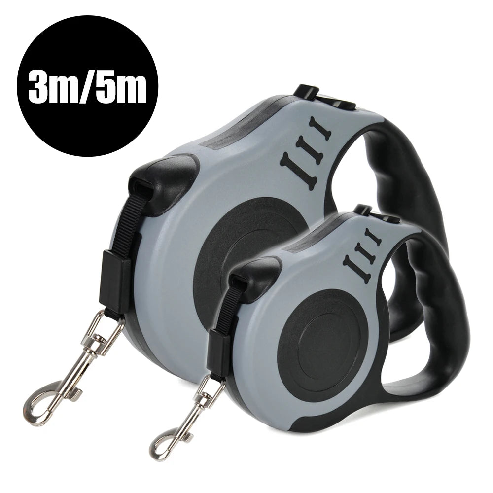 Petspuff Automatic Extending Dog Lead – 3m / 5m Retractable Lead with Brake | Small Dogs & Cats