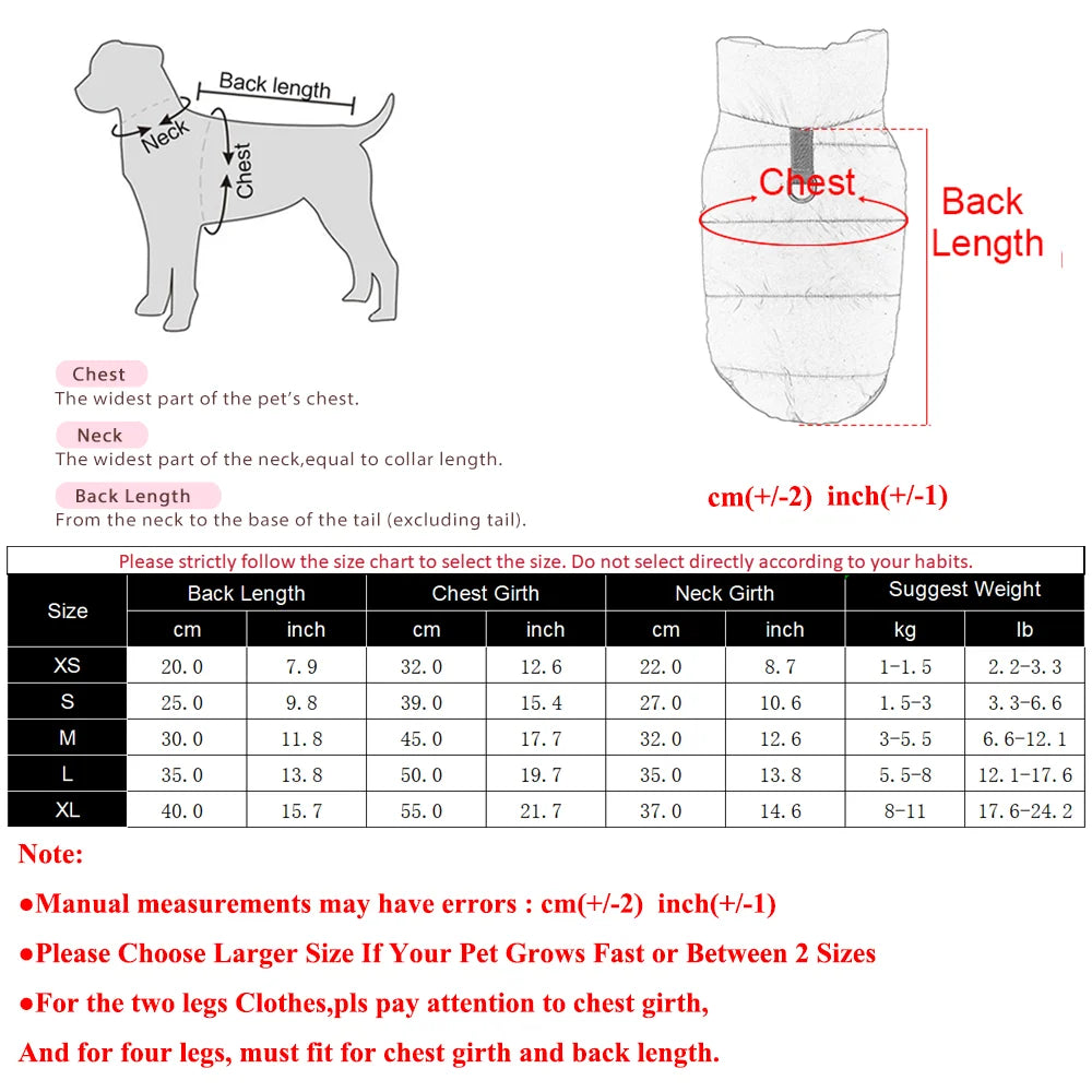 Petspuff Windproof Fleece Dog Vest – Warm Winter Jacket with D-Ring | Small & Medium Dogs