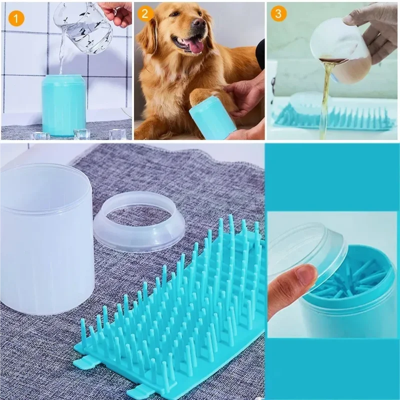 Petspuff Dog Paw Cleaner Cup – Portable Silicone Paw Washer | Small, Medium & Large Dogs