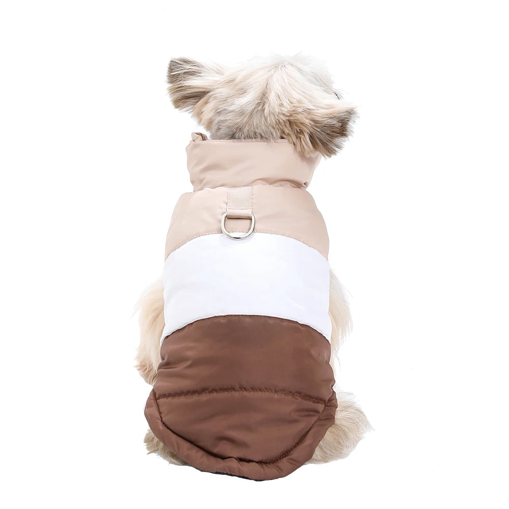 Petspuff Fleece-Lined Dog Vest with D-Ring – Warm Winter Jacket | Small & Medium Dogs
