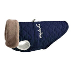 Petspuff Padded Dog Gilet with Plush Collar – Warm Winter Vest | Small Dogs & Cats
