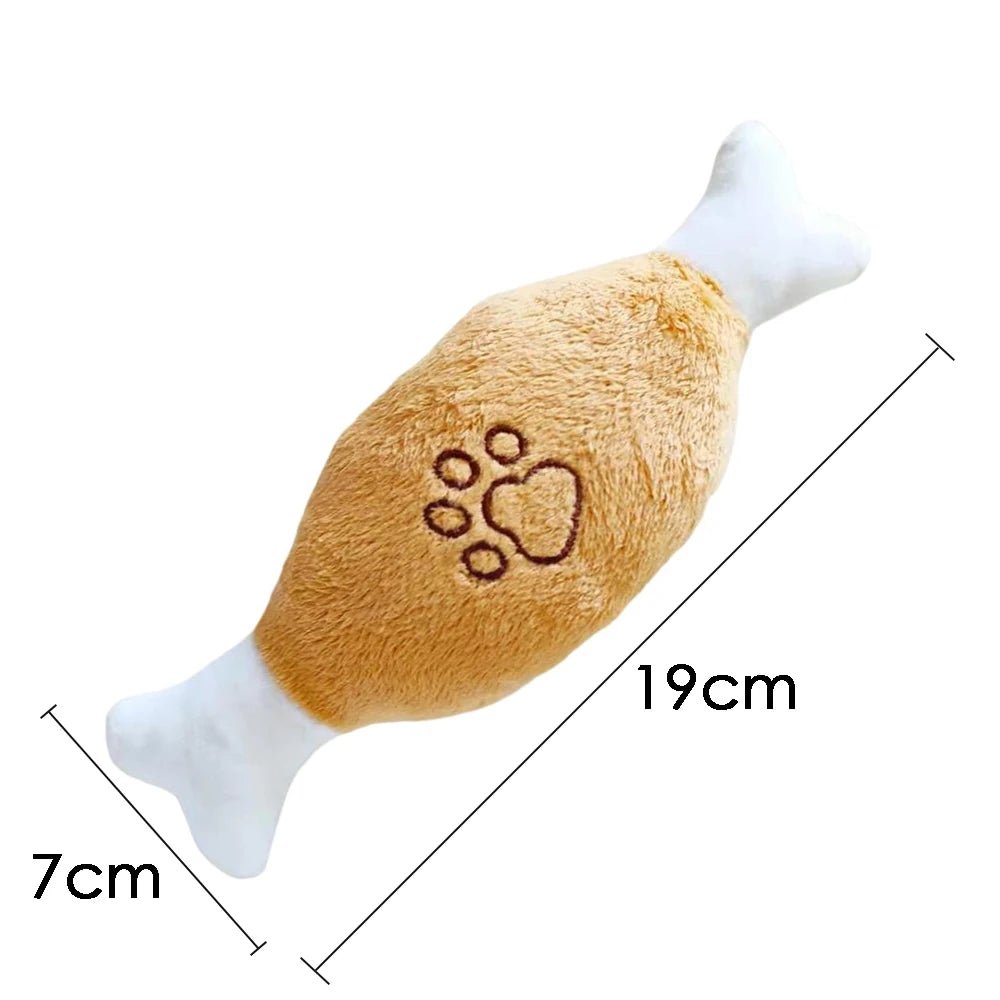 Petspuff Squeaky Plush Animal Dog Toy – Interactive Chew Toy for Puppies, Small & Large Dogs | 18 Designs - Petspuff