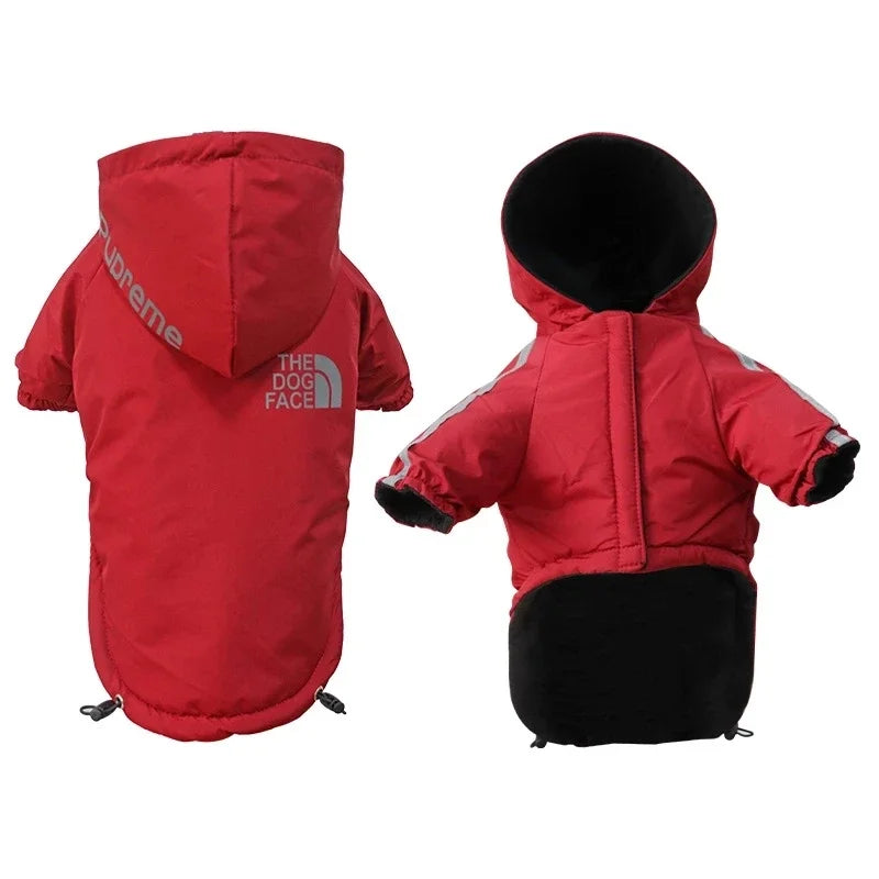 Petspuff Waterproof Reflective Dog Jacket – Fleece-Lined Winter Coat | Small & Medium Dogs