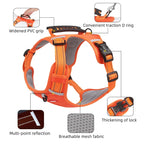 Petspuff Tactical No-Pull Dog Harness – Reflective Vest with Handle & Poop Bag Holder | Small to Large Dogs