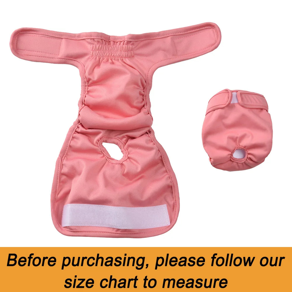 Petspuff Washable Female Dog Nappy – Reusable Adjustable Season Pants | Small & Medium Dogs