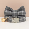 Petspuff Adjustable Cat Collar with Bow & Safety Buckle – Anti-Choke Kitten Collar | 12 Colours - Petspuff