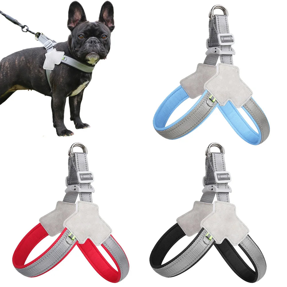 Petspuff Adjustable Hiking Dog Harness – Reflective Breathable Chest Strap | Small to Large Dogs