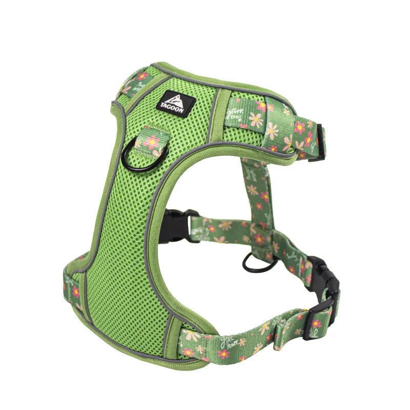 Petspuff Daisy Reflective No-Pull Dog Harness – Padded Vest Harness | Medium & Large Dogs