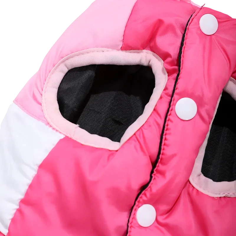 Petspuff Fleece Hiking Dog Jacket – Windproof Outdoor Coat with Lead Ring | Small Dogs