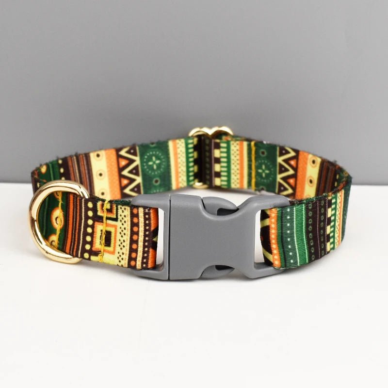 Petspuff Safety Buckle Webbing Dog Collar & Lead Set – 5 Colours for Small to Large Dogs