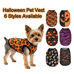 Petspuff Halloween Pumpkin Dog Vest – Lightweight Party T-Shirt | Small Dogs & Cats