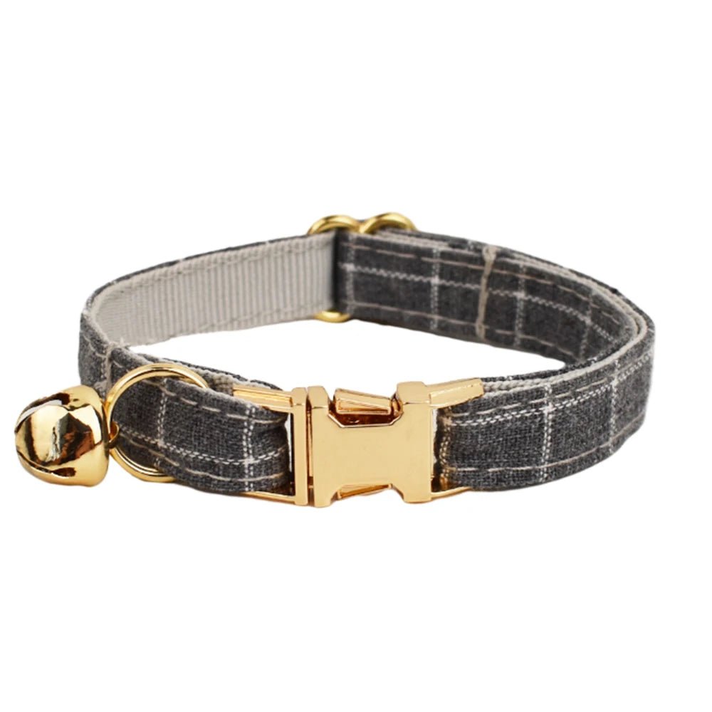Petspuff Personalised Cat Collar with Bow Tie – Safety Buckle & Engraved Name Tag | 7 Designs - Petspuff