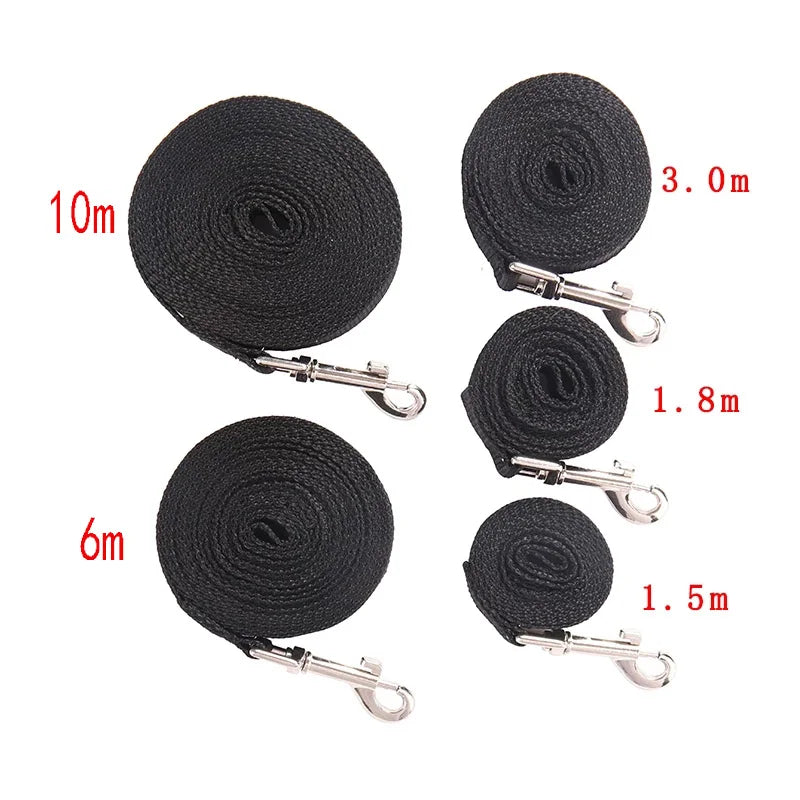 Petspuff Heavy-Duty Long Dog Lead – 2cm Nylon Line 1.5m to 50m | Small to Large Dogs