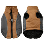Petspuff Reflective Hiking Dog Jacket – Windproof Fleece Coat with D-Ring | Small & Medium Dogs