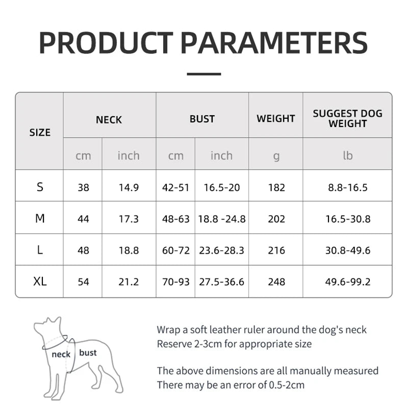 Petspuff Reflective Padded Dog Harness – Adjustable Vest Harness | Medium & Large Dogs