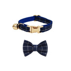 Petspuff Personalised Cat Collar with Bow Tie – Safety Buckle & Engraved Name Tag | 7 Designs - Petspuff