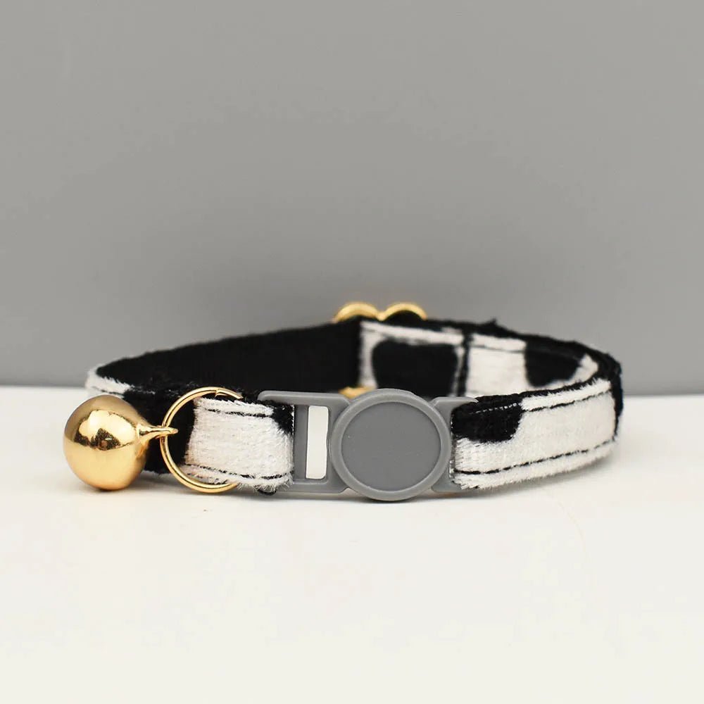 Petspuff Personalised Cat Collar with Bow & Safety Buckle – Engraved Name Tag | Soft Kitten Collar