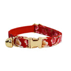 Petspuff Personalised Soft Cat Collar with Bow & Safety Buckle – Engraved Name | 7 Colours