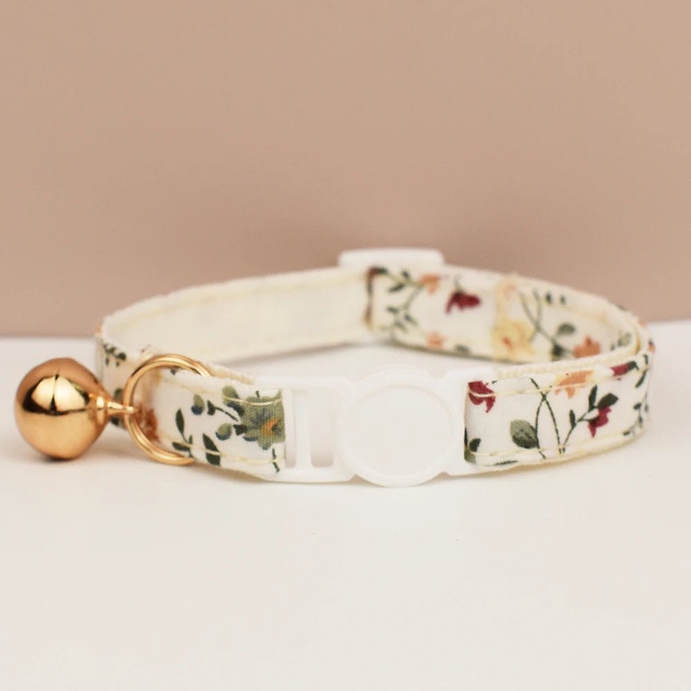 Petspuff Adjustable Cat Collar with Bow & Safety Buckle – Anti-Choke Kitten Collar | 12 Colours - Petspuff