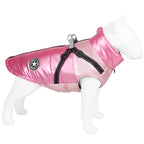 Petspuff Waterproof Padded Dog Coat with Built-In Harness – Winter Jacket | Small & Medium Dogs
