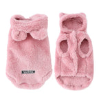 Petspuff Plush Hooded Dog Hoodie – Cosy Fleece Jumper | Small Dogs & Cats