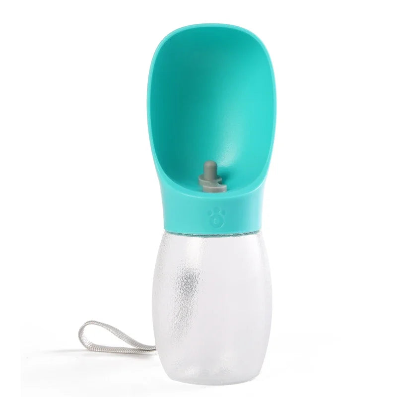 Petspuff 300ml Dog Water Bottle – Frosted Leakproof Walking Bottle | Dogs & Cats
