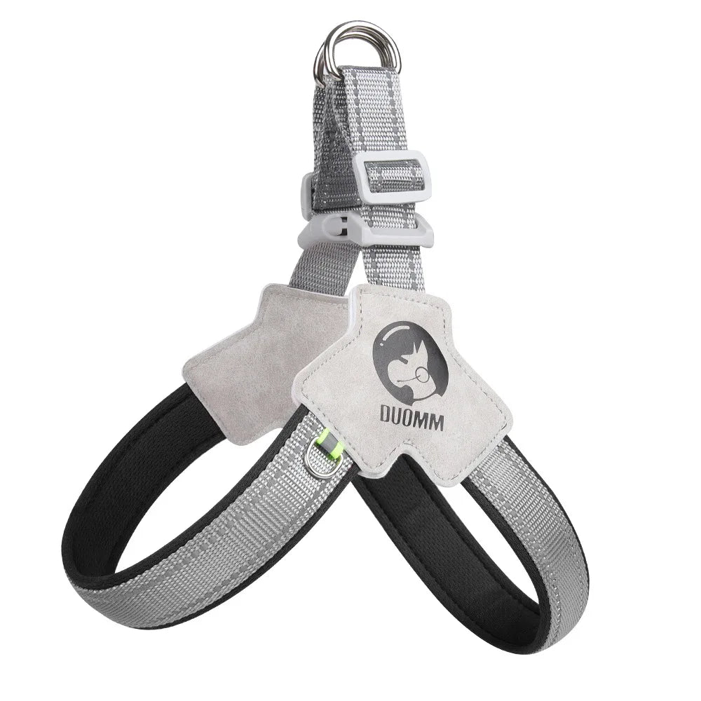 Petspuff Reflective Saddle Dog Harness – Breathable Padded Y-Harness | Small to Large Dogs